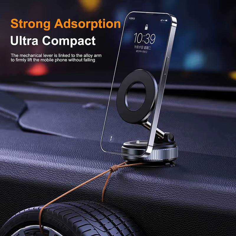 Xiaomi Vacuum Magnet Phone Bracket Multi-Angles Adjustment Strong Magnetic Suck Design Foldable Car Holder for Navigation Stand