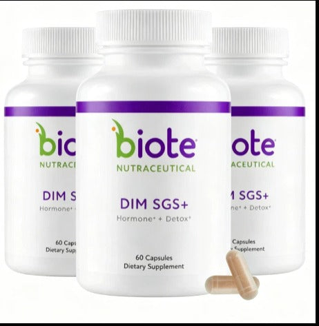 Biote DIM SGS+ Dietary Supplement Capsules – Pack of 3