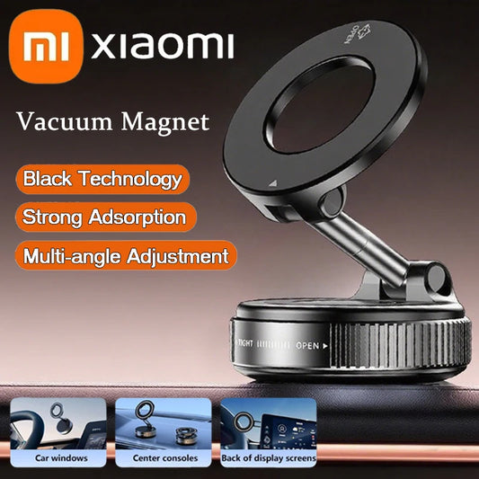 Xiaomi Vacuum Magnet Phone Bracket Multi-Angles Adjustment Strong Magnetic Suck Design Foldable Car Holder for Navigation Stand